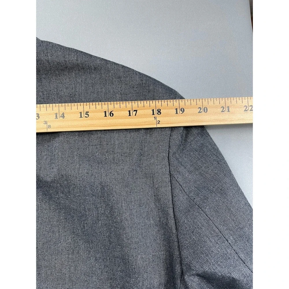 Banana Republic Mens Blazer 44 Gray‎ Tailored Fit Wedding Easter 100% Cotton